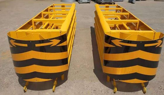 quality 고속 충돌 방지 패드 고속도로 충돌 패드 반사 경고 테이프 포함 – 안전 장벽 factory