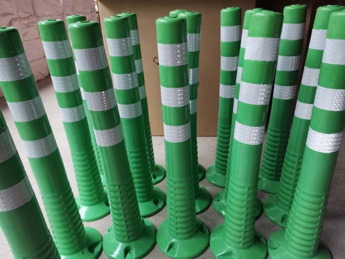 75cm 야외 도로 안전 경고 내구성 PU 플라스틱 교통 경고 포스트 14