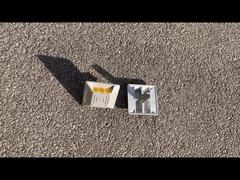 ROADSAFE 100*100*20/90mm LOGO 맞춤형 알루미늄 도로 스터드 고품질 도로 스톤 안전 반사 C